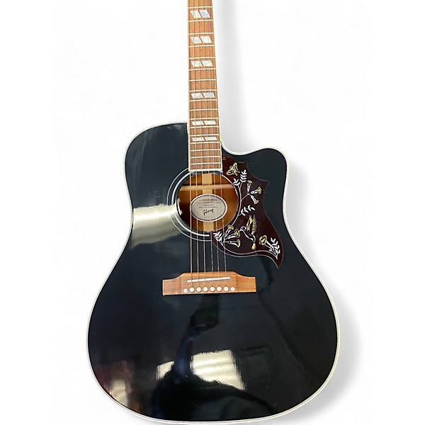 Used Gibson Hummingbird Standard Ebony Acoustic Electric Guitar