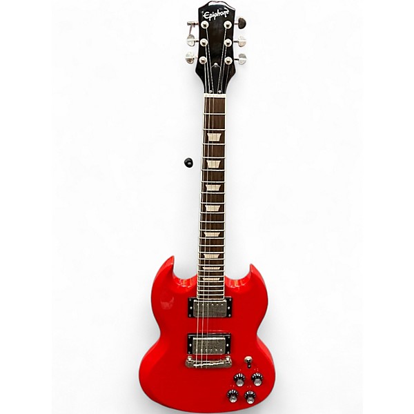 Used Epiphone SG POWER PLAYERS Red Solid Body Electric Guitar