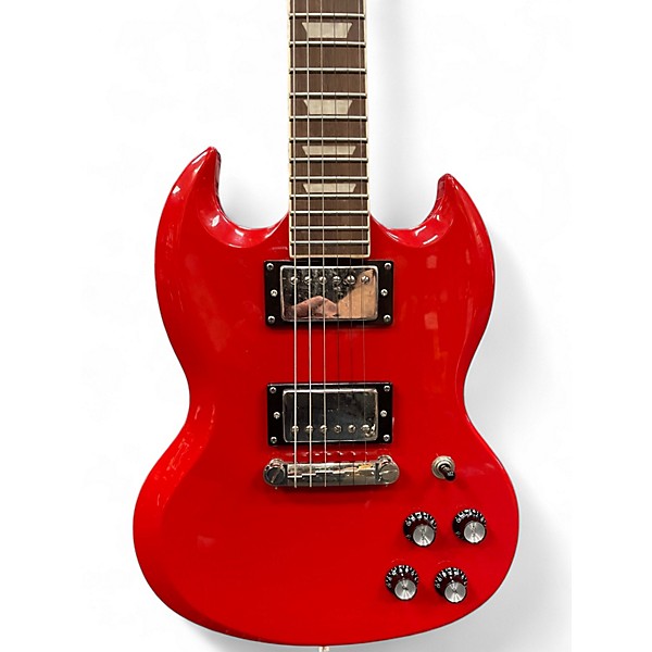 Used Epiphone SG POWER PLAYERS Red Solid Body Electric Guitar