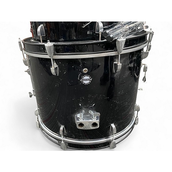Used Ludwig 5 Piece Access Drum Kit Black Drum Kit