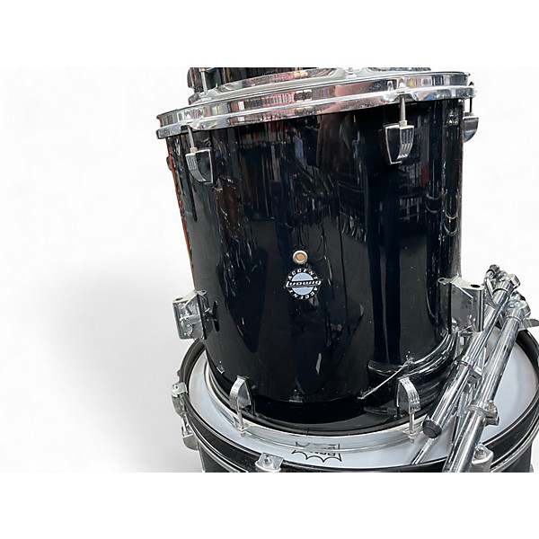 Used Ludwig 5 Piece Access Drum Kit Black Drum Kit
