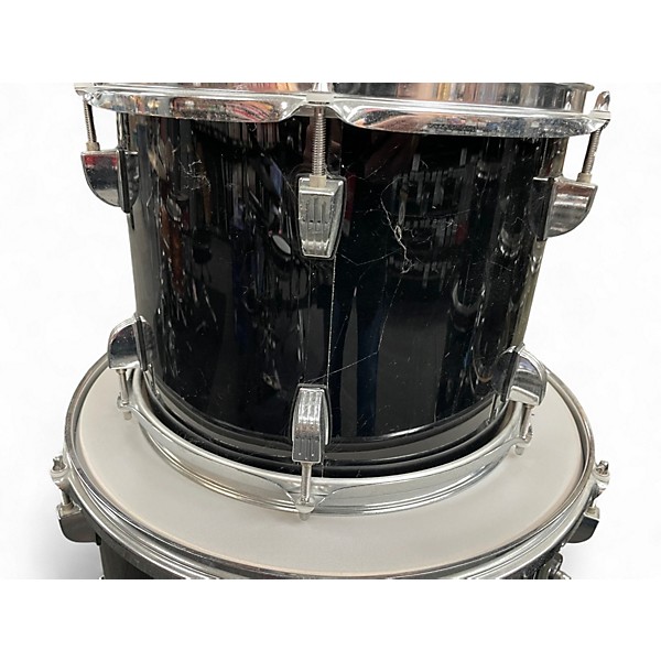 Used Ludwig 5 Piece Access Drum Kit Black Drum Kit