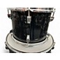 Used Ludwig 5 Piece Access Drum Kit Black Drum Kit