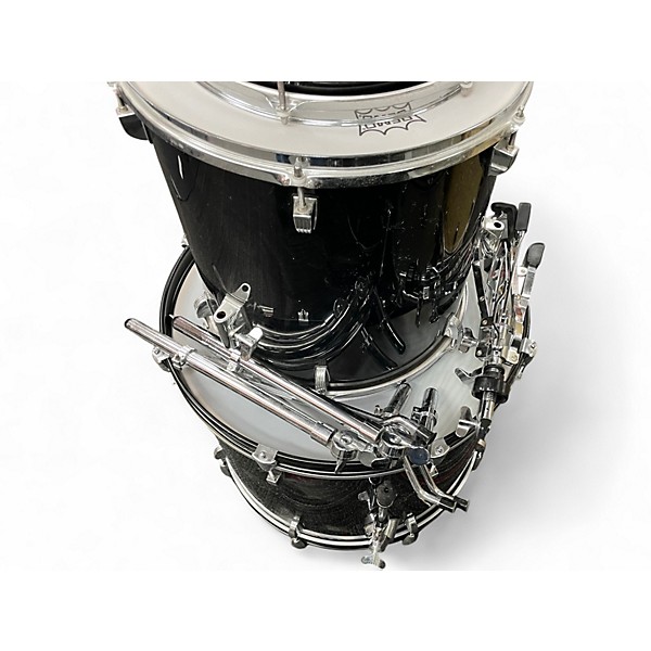Used Ludwig 5 Piece Access Drum Kit Black Drum Kit