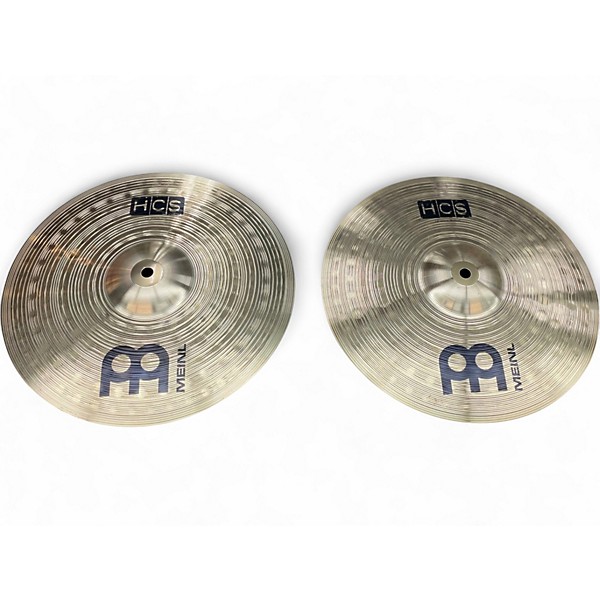 Used MEINL 13in HCS Hi Hat Pair Cymbal