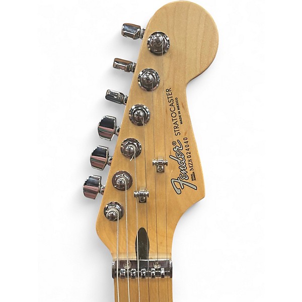 Used 2008 Fender Standard Strat Arctic White Solid Body Electric Guitar