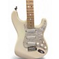Used 2008 Fender Standard Strat Arctic White Solid Body Electric Guitar