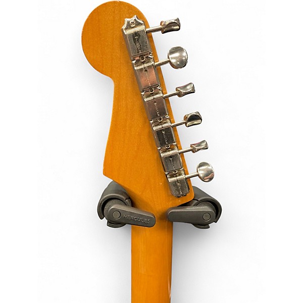 Vintage 1990s Fender Standard Stratocaster 3 Tone Sunburst Solid Body Electric Guitar