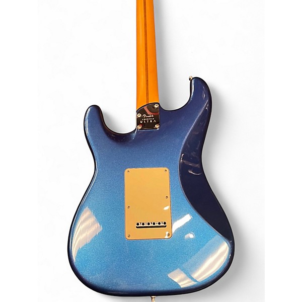 Used Fender American Ultra Stratocaster COBRA BLUE Solid Body Electric Guitar