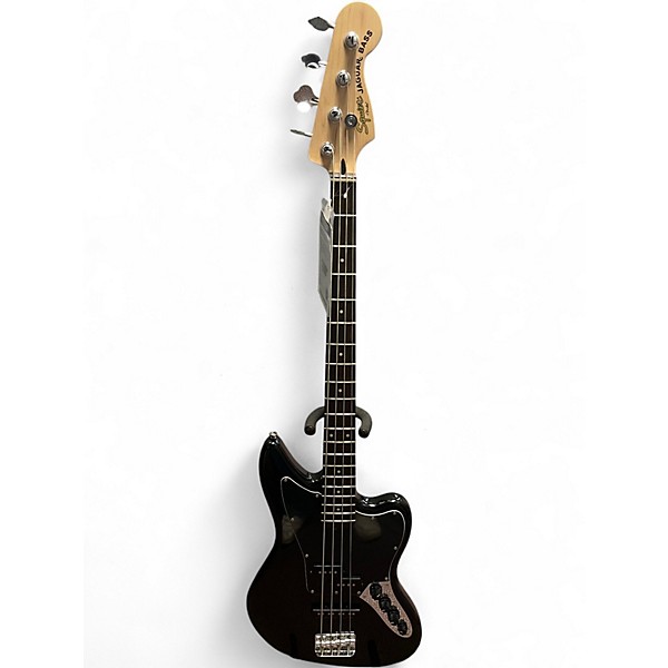 Used Squier Vintage Modified Jaguar Bass Special Black Electric Bass Guitar