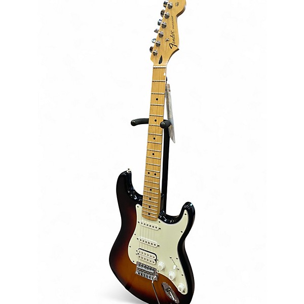 Used Fender Standard Stratocaster HSS Brown Sunburst Solid Body Electric Guitar