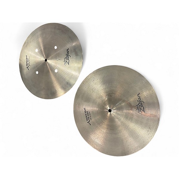 Used Zildjian 14in Quick Beat Hi Hat Pair Cymbal