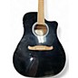 Used Fender FA125CE Black Acoustic Electric Guitar