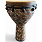 Used Remo Mondo Designer Series Key-Tuned Djembe Multi-Mask 28x18 in Djembe