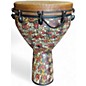 Used Remo Mondo Designer Series Key-Tuned Djembe Multi-Mask 28x18 in Djembe