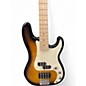 Used Squier Precision Bass 2 Color Sunburst Electric Bass Guitar