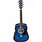 Used Crestwood 2010BL Blue Agave Acoustic Guitar thumbnail