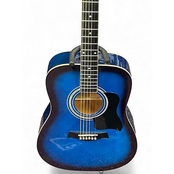 Used Crestwood 2010BL Blue Agave Acoustic Guitar