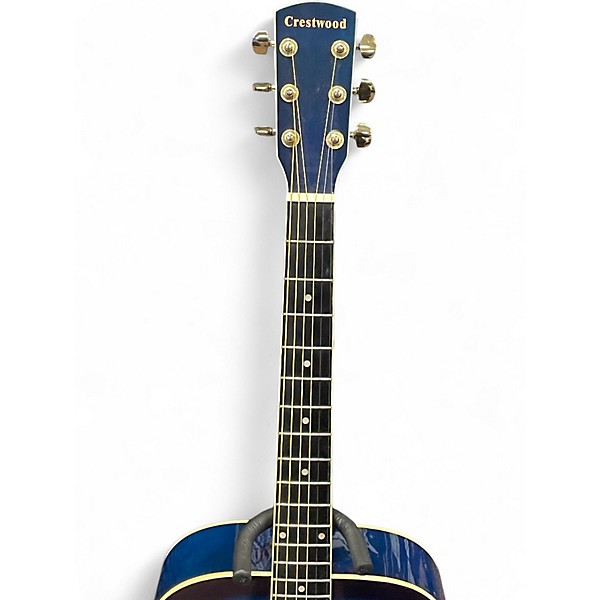 Used Crestwood 2010BL Blue Agave Acoustic Guitar