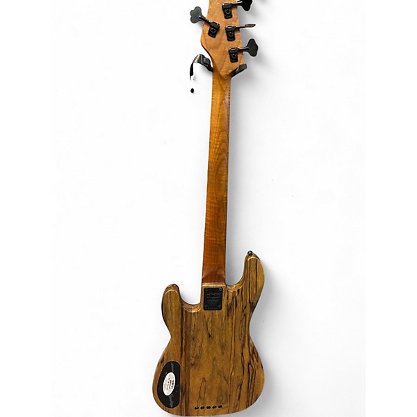 Used Schecter Guitar Research Model T 5 Natural Electric Bass Guitar