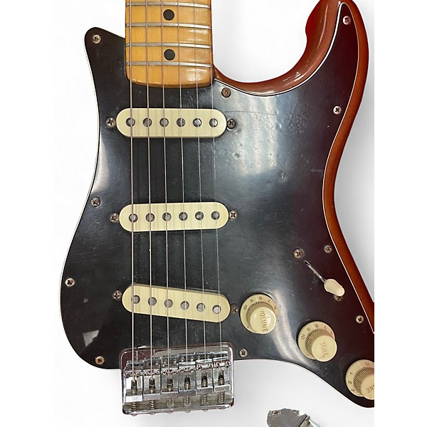 Vintage 1975 Fender Stratocaster Mahogany Solid Body Electric Guitar