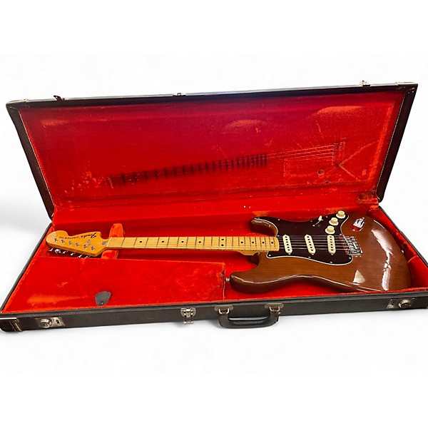 Vintage 1975 Fender Stratocaster Mahogany Solid Body Electric Guitar