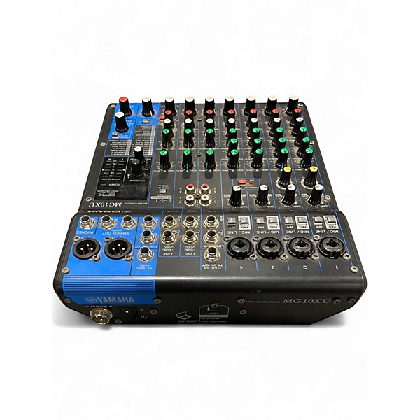 Used Yamaha MG10XU 10 Channel Mixer with Effects Unpowered Mixer