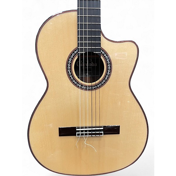 Used Cordoba GK Pro Negra Natural Classical Acoustic Electric Guitar