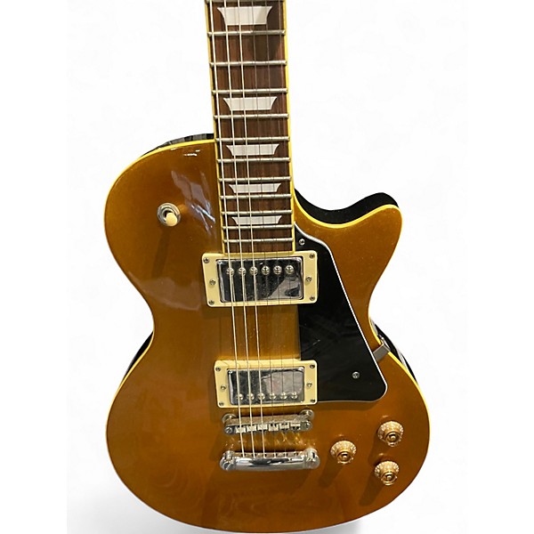 Used Main Street Malibu Gold Top Solid Body Electric Guitar