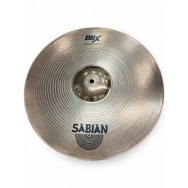 Used SABIAN 18in B8X CRASH RIDE Cymbal
