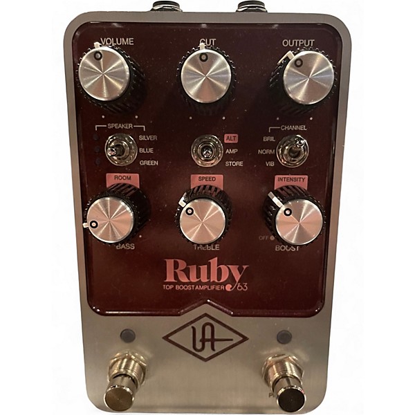 Used Universal Audio Ruby '63 Top Boost Effect Pedal