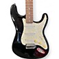 Used Squier STRATOCASTER BLACK Solid Body Electric Guitar