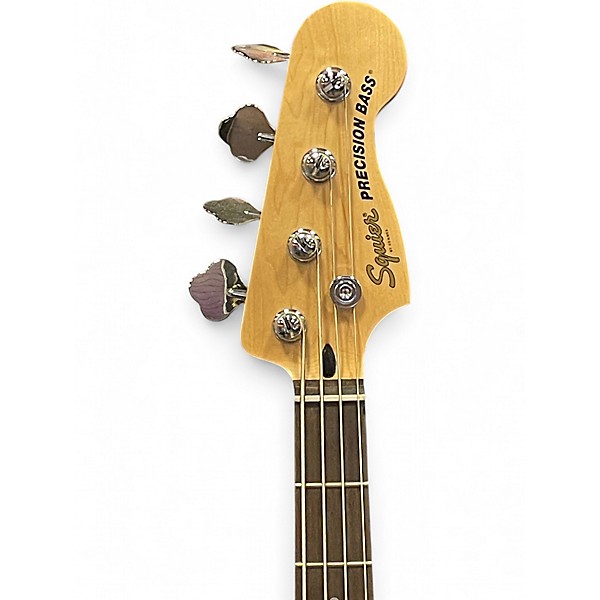 Used Squier Affinity PJ Bass 2 Color Sunburst Electric Bass Guitar