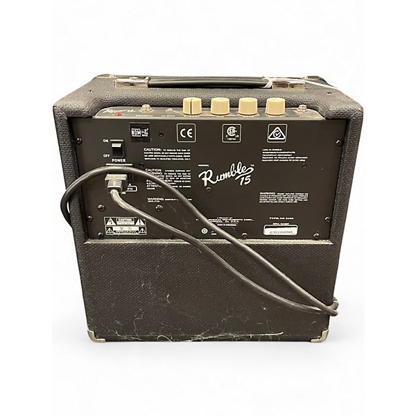 Used Fender Rumble 15 15W 1X8 Bass Combo Amp