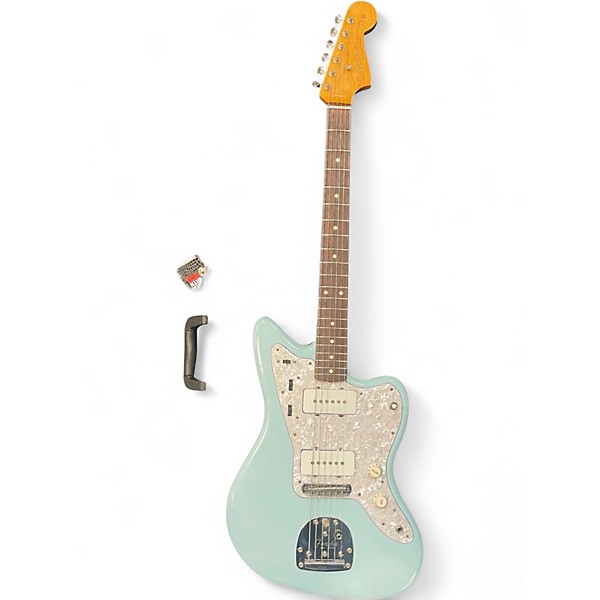 Used Fender Vintera III Mid '60s Jazzmaster Sonic Blue Solid Body Electric Guitar