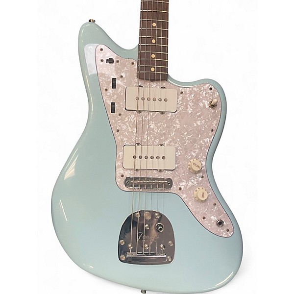 Used Fender Vintera III Mid '60s Jazzmaster Sonic Blue Solid Body Electric Guitar