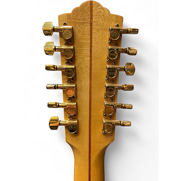 Used Guild F412 Natural 12 String Acoustic Guitar
