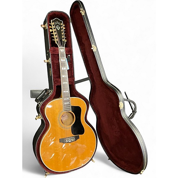 Used Guild F412 Natural 12 String Acoustic Guitar