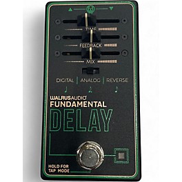 Used Walrus Audio FUNDAMENTAL DELAY Effect Pedal