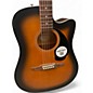 Used Fender Redondo CE 3 Color Sunburst Acoustic Electric Guitar