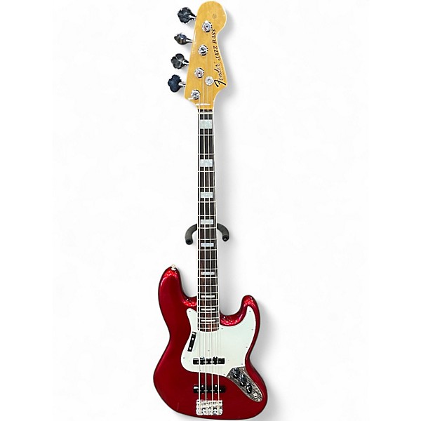 Used Fender Vintera III ‘70s Jazz Bass Candy Apple Red Electric Bass Guitar