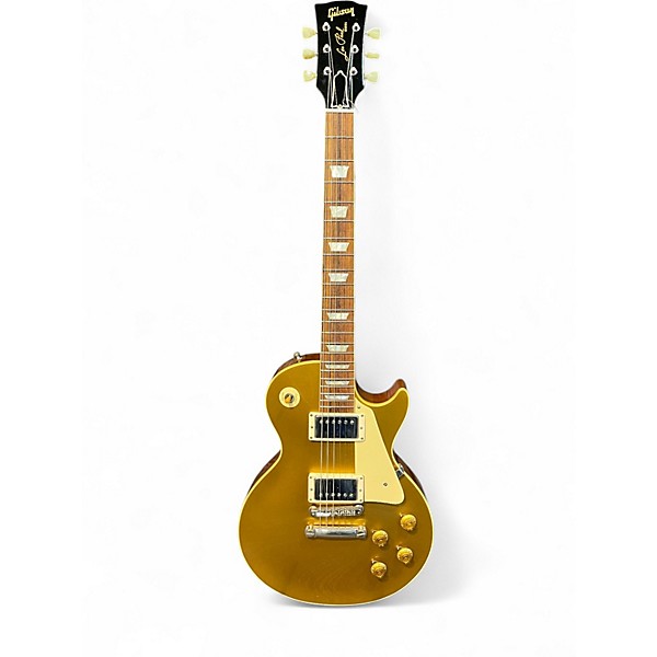 Used 2018 Gibson LES PAUL HISTORIC VOS Gold Top Solid Body Electric Guitar