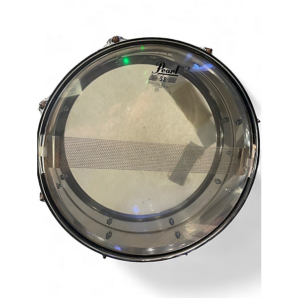 Used Pearl 14in Mirror Chrome Steel Shell Steele Drum