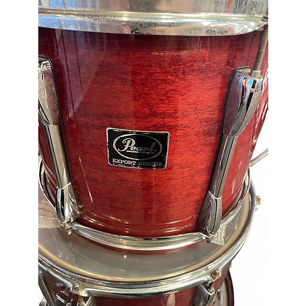 Used Pearl 4 Piece Export Brown Drum Kit