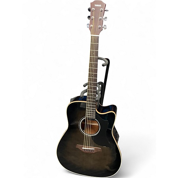 Used Yamaha A1M transparent black Acoustic Electric Guitar