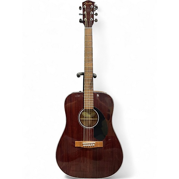 Used Fender CD60 Mahogany Mahogany Acoustic Guitar