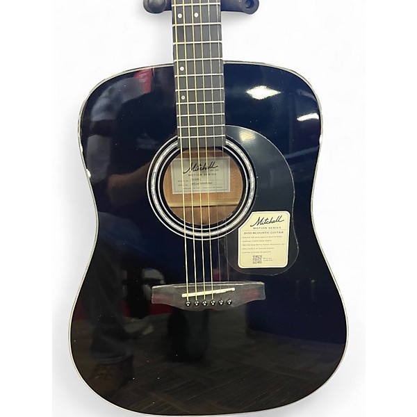 Used Mitchell D150bk Black Acoustic Guitar