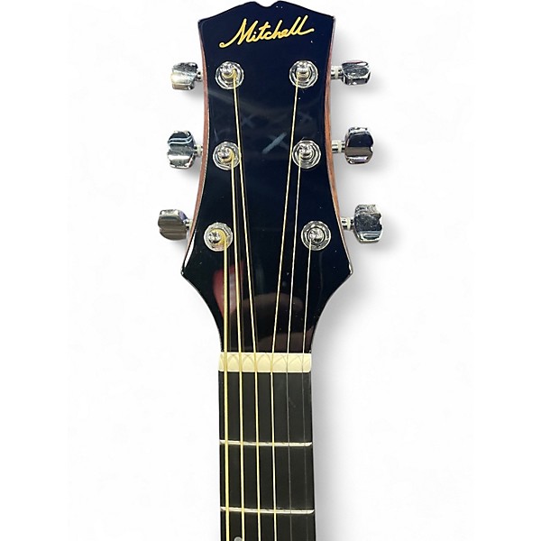 Used Mitchell D150bk Black Acoustic Guitar