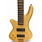Used Schecter Guitar Research Stiletto Custom 5 String Left Hand Natural Electric Bass Guitar