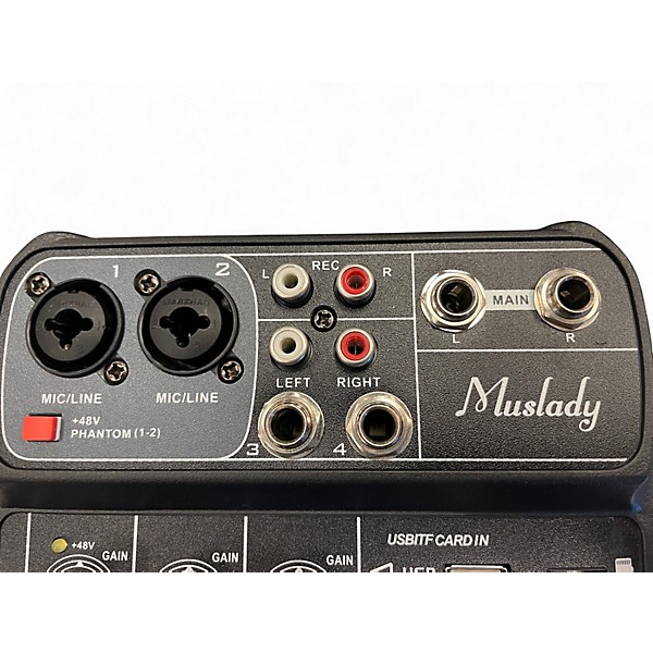 Used Muslady 4 channel mixing console Powered Mixer